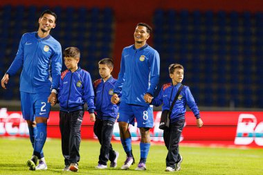 Nabil Touaizi ve Alex Amorim, Liga Portekiz maçı sırasında FC Alverca ve Gil Vicente FC (Maciej Rogowski / Ball Raw Images) takımları arasında görüldü.)