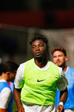 Sabit Abdulai, Liga Portekiz maçı sırasında FC Alverca ve Gil Vicente FC (Maciej Rogowski / Ball Raw Images) takımları arasında görüldü.)