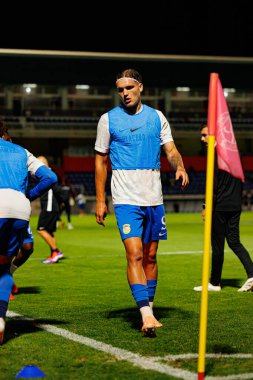 Marko Milovanoviç Marezi, Liga Portekiz maçı sırasında FC Alverca ve Gil Vicente FC (Maciej Rogowski / Ball Raw Images) takımları arasında görüldü.)