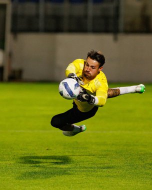 Dani Figueira, Liga Portekiz maçı sırasında FC Alverca ve Gil Vicente FC (Maciej Rogowski / Ball Raw Images) takımları arasında görüldü.)