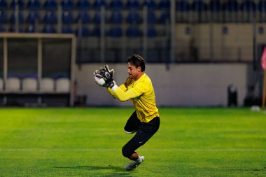 Dani Figueira, Liga Portekiz maçı sırasında FC Alverca ve Gil Vicente FC (Maciej Rogowski / Ball Raw Images) takımları arasında görüldü.)
