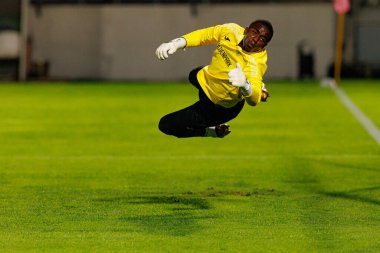 Andrew Ventura, Liga Portekiz maçı sırasında FC Alverca ve Gil Vicente FC (Maciej Rogowski / Ball Raw Images) takımları arasında görüldü.)