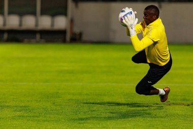 Andrew Ventura, Liga Portekiz maçı sırasında FC Alverca ve Gil Vicente FC (Maciej Rogowski / Ball Raw Images) takımları arasında görüldü.)