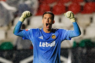 Cezary Miszta Liga Portekiz maçı sırasında Estrela Amadora ve Rio Ave FC takımları arasında Estadio Jose Gomes 'de görüldü (Maciej Rogowski / Ball Raw Images)