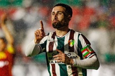 Joao Kikas, Liga Portekiz maçı sırasında Estrela Amadora ve Rio Ave FC takımları arasında Estadio Jose Gomes 'de görüldü (Maciej Rogowski / Ball Raw Images)