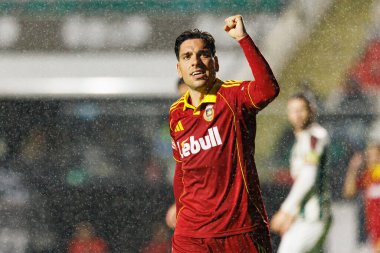 Nikolaos Athanasiou, Liga Portekiz maçı sırasında Estrela Amadora ve Rio Ave FC takımları arasında Estadio Jose Gomes (Maciej Rogowski / Ball Raw Images)