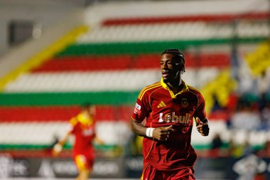 Jonathan Panzo, Liga Portekiz maçı sırasında Estrela Amadora ve Rio Ave FC takımları arasında Estadio Jose Gomes 'de görüldü (Maciej Rogowski / Ball Raw Images)