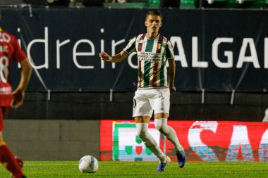 Luan Patrick, Liga Portekiz maçı sırasında Estrela Amadora ve Rio Ave FC takımları arasında Estadio Jose Gomes 'de görüldü (Maciej Rogowski / Ball Raw Images)