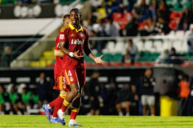 Jonathan Panzo, Liga Portekiz maçı sırasında Estrela Amadora ve Rio Ave FC takımları arasında Estadio Jose Gomes 'de görüldü (Maciej Rogowski / Ball Raw Images)