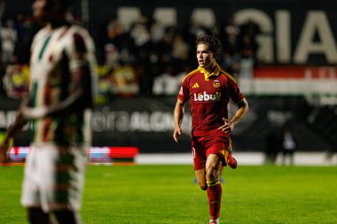 Brandon Aguilera, Liga Portekiz maçı sırasında Estrela Amadora ve Rio Ave FC takımları arasında Estadio Jose Gomes 'de (Maciej Rogowski / Ball Raw Images) görüldü.)