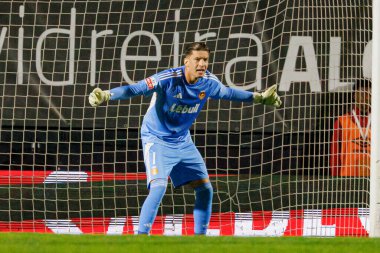Cezary Miszta Liga Portekiz maçı sırasında Estrela Amadora ve Rio Ave FC takımları arasında Estadio Jose Gomes 'de görüldü (Maciej Rogowski / Ball Raw Images)
