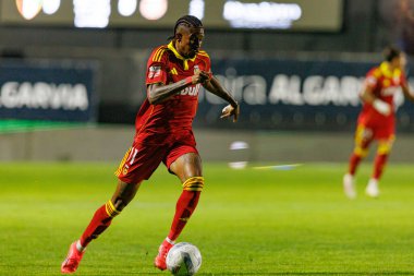 Andre Luiz, Liga Portekiz maçı sırasında Estrela Amadora ve Rio Ave FC takımları arasında Estadio Jose Gomes 'de görüldü (Maciej Rogowski / Ball Raw Images)