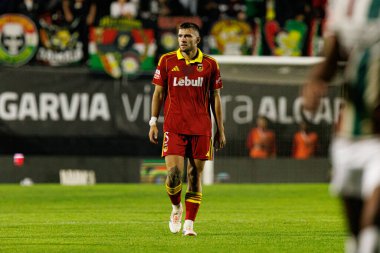 Andreas Ndoj, Liga Portekiz maçı sırasında Estrela Amadora ve Rio Ave FC takımları arasında Estadio Jose Gomes 'de görüldü (Maciej Rogowski / Ball Raw Images)
