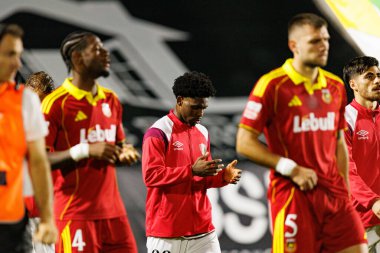 Abraham Marcus, Liga Portekiz maçı sırasında Estrela Amadora ve Rio Ave FC takımları arasında Estadio Jose Gomes 'de (Maciej Rogowski / Ball Raw Images) görüldü.)
