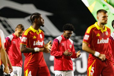 Abraham Marcus, Liga Portekiz maçı sırasında Estrela Amadora ve Rio Ave FC takımları arasında Estadio Jose Gomes 'de (Maciej Rogowski / Ball Raw Images) görüldü.)