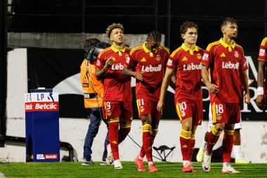 Clayton, Liga Portekiz maçı sırasında Estrela Amadora ve Rio Ave FC takımları arasında Estadio Jose Gomes 'de görüldü (Maciej Rogowski / Ball Raw Images)
