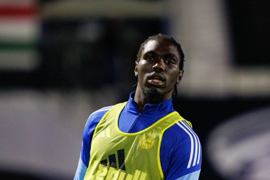 Julien Lomboto, Liga Portekiz maçı sırasında Estrela Amadora ve Rio Ave FC takımları arasında Estadio Jose Gomes 'de (Maciej Rogowski / Ball Raw Images) görüldü.)