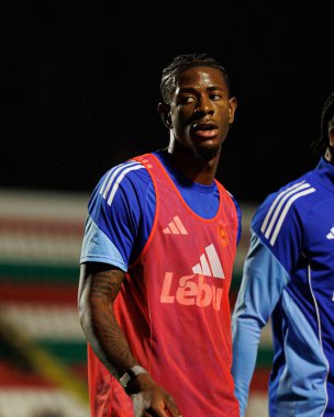 Jonathan Panzo, Liga Portekiz maçı sırasında Estrela Amadora ve Rio Ave FC takımları arasında Estadio Jose Gomes 'de görüldü (Maciej Rogowski / Ball Raw Images)