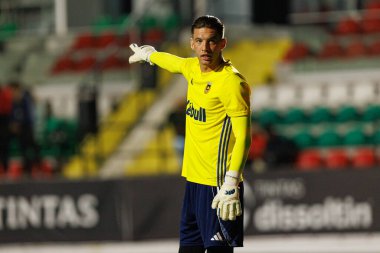 Cezary Miszta Liga Portekiz maçı sırasında Estrela Amadora ve Rio Ave FC takımları arasında Estadio Jose Gomes 'de görüldü (Maciej Rogowski / Ball Raw Images)