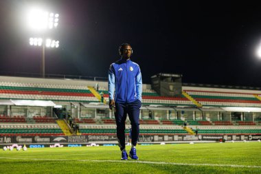 Jonathan Panzo, Liga Portekiz maçı sırasında Estrela Amadora ve Rio Ave FC takımları arasında Estadio Jose Gomes 'de görüldü (Maciej Rogowski / Ball Raw Images)