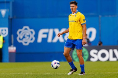 Felix Bacher, Liga Portekiz maçı sırasında Estoril Praia ve CD Nacional takımları arasında Estadio Antonio Coimbra da Mota 'da görüldü (Maciej Rogowski / Ball Raw Images)