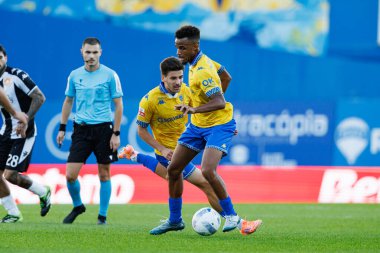 Goncalo Costa, Liga Portekiz maçı sırasında Estoril Praia ve CD Nacional takımları arasında Estadio Antonio Coimbra da Mota 'da görüldü (Maciej Rogowski / Ball Raw Images)