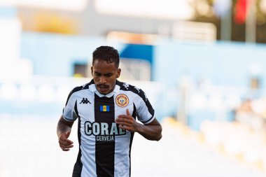 Liga Portekiz maçında Estoril Praia ve CD Nacional takımları arasında Estadio Antonio Coimbra da Mota 'da görüldü (Maciej Rogowski / Ball Raw Images)