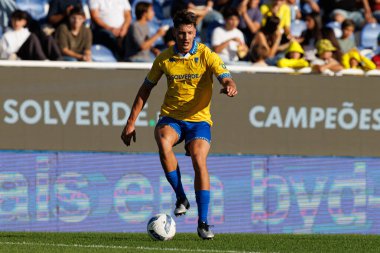 Felix Bacher, Liga Portekiz maçı sırasında Estoril Praia ve CD Nacional takımları arasında Estadio Antonio Coimbra da Mota 'da görüldü (Maciej Rogowski / Ball Raw Images)