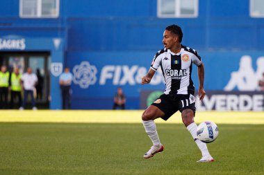 Liga Portekiz maçında Estoril Praia ve CD Nacional takımları arasında Estadio Antonio Coimbra da Mota 'da görüldü (Maciej Rogowski / Ball Raw Images)