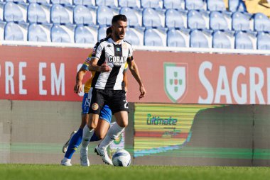 Joao Aurelio Liga Portekiz maçı sırasında Estoril Praia ve CD Nacional takımları arasında Estadio Antonio Coimbra da Mota 'da görüldü (Maciej Rogowski / Ball Raw Images)