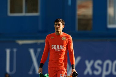 Kevyn Vinicius, Liga Portekiz maçı sırasında Estoril Praia ve CD Nacional takımları arasında Estadio Antonio Coimbra da Mota (Maciej Rogowski / Ball Raw Images)