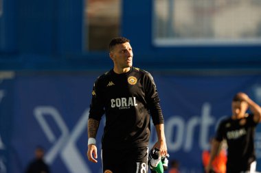 Andre Sousa, Liga Portekiz maçı sırasında Estoril Praia ve CD Nacional takımları arasında Estadio Antonio Coimbra da Mota 'da görüldü (Maciej Rogowski / Ball Raw Images)
