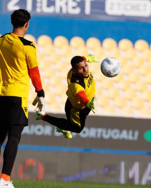 GD Estoril Praia ve CD Nacional takımları arasında Estadio Antonio Coimbra da Mota (Maciej Rogowski / Ball Raw Images) maçında görülen Kaique Pereira)