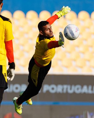 GD Estoril Praia ve CD Nacional takımları arasında Estadio Antonio Coimbra da Mota (Maciej Rogowski / Ball Raw Images) maçında görülen Kaique Pereira)