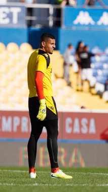 GD Estoril Praia ve CD Nacional takımları arasında Estadio Antonio Coimbra da Mota (Maciej Rogowski / Ball Raw Images) maçında görülen Kaique Pereira)