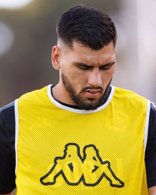 Liga Portekiz maçı sırasında Estoril Praia ve CD Nacional takımları arasında Estadio Antonio Coimbra da Mota 'da görüldü (Maciej Rogowski / Ball Raw Images)