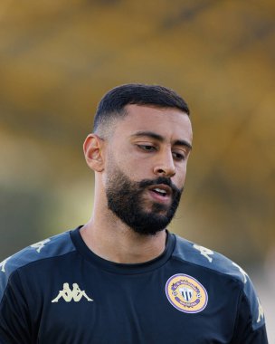 Chiheb Labidi, Liga Portekiz maçı sırasında Estoril Praia ve CD Nacional takımları arasında Estadio Antonio Coimbra da Mota 'da (Maciej Rogowski / Ball Raw Images)