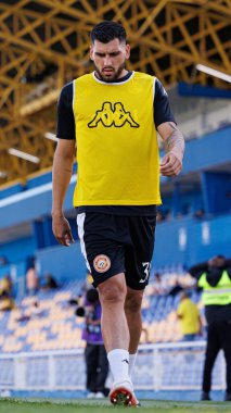 Liga Portekiz maçı sırasında Estoril Praia ve CD Nacional takımları arasında Estadio Antonio Coimbra da Mota 'da görüldü (Maciej Rogowski / Ball Raw Images)