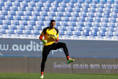 GD Estoril Praia ve CD Nacional takımları arasında Estadio Antonio Coimbra da Mota (Maciej Rogowski / Ball Raw Images) maçında görülen Kaique Pereira)