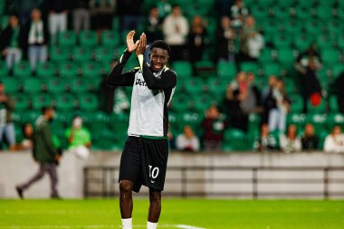 Salvador Blopa, Taca Da Liga çeyrek final maçında Estadio Jose Alvalade 'deki Sporting CP ve Alverca FC takımları arasında görüldü (Maciej Rogowski / Ball Raw Images)