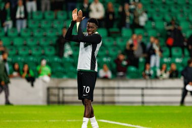 Salvador Blopa, Taca Da Liga çeyrek final maçında Estadio Jose Alvalade 'deki Sporting CP ve Alverca FC takımları arasında görüldü (Maciej Rogowski / Ball Raw Images)