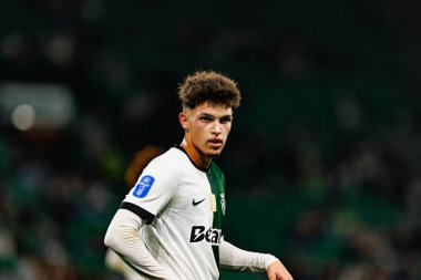 Flavio Goncalf, Taca Da Liga çeyrek final maçında Estadio Jose Alvalade (Maciej Rogowski / Ball Raw Images) takımları arasında görüldü.)