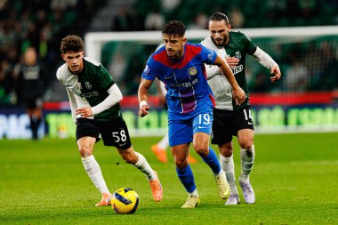 Flavio Goncalves ve Tiago Leite, Taca Da Liga çeyrek final maçında Estadio Jose Alvalade 'de (Maciej Rogowski / Ball Raw Images) Sporting CP ve Alverca FC takımları arasında görüldü.)