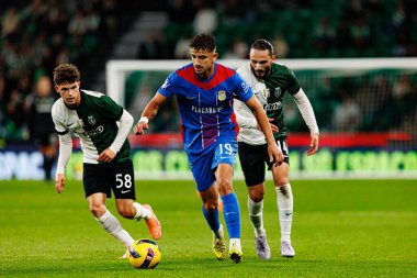 Flavio Goncalves ve Tiago Leite, Taca Da Liga çeyrek final maçında Estadio Jose Alvalade 'de (Maciej Rogowski / Ball Raw Images) Sporting CP ve Alverca FC takımları arasında görüldü.)