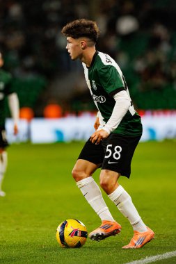 Flavio Goncalf, Taca Da Liga çeyrek final maçında Estadio Jose Alvalade (Maciej Rogowski / Ball Raw Images) takımları arasında görüldü.)
