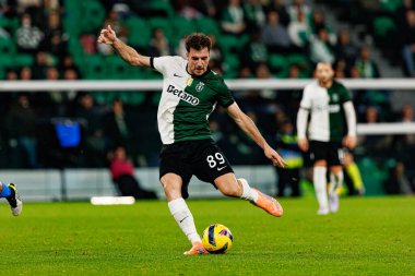 Fotis Ioannidis, Taca Da Liga çeyrek final maçında Estadio Jose Alvalade 'de (Maciej Rogowski / Ball Raw Images) Sporting CP ve Alverca FC takımları arasında görüldü.)
