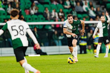 Fotis Ioannidis, Taca Da Liga çeyrek final maçında Estadio Jose Alvalade 'de (Maciej Rogowski / Ball Raw Images) Sporting CP ve Alverca FC takımları arasında görüldü.)