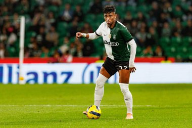 Alisson Santos, Taca Da Liga çeyrek final maçında Estadio Jose Alvalade 'deki Sporting CP ve Alverca FC takımları arasında görüldü (Maciej Rogowski / Ball Raw Images)