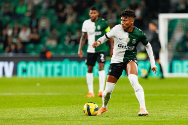 Alisson Santos, Taca Da Liga çeyrek final maçında Estadio Jose Alvalade 'deki Sporting CP ve Alverca FC takımları arasında görüldü (Maciej Rogowski / Ball Raw Images)