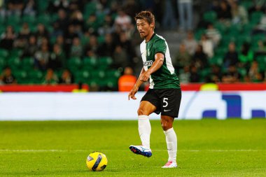 Hidemasa Morita, Taca Da Liga çeyrek final maçında Estadio Jose Alvalade 'deki Sporting CP ve Alverca FC takımları arasında görüldü (Maciej Rogowski / Ball Raw Images)